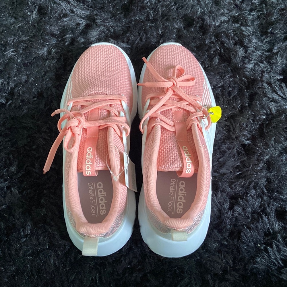 Pink workout shoes
